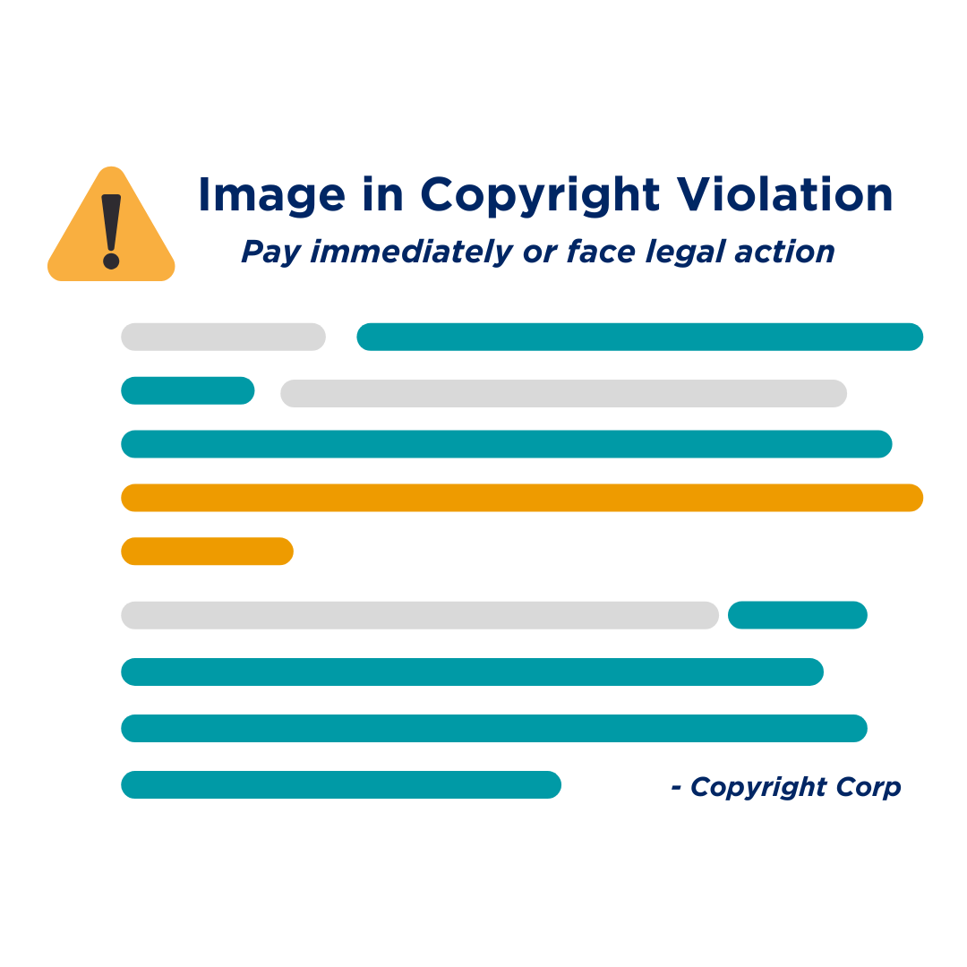 law firm image copyright violation notice